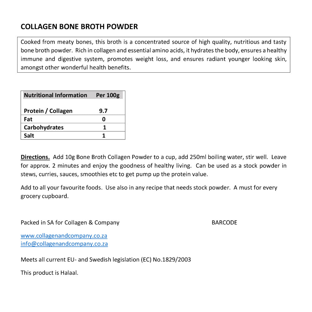 300g Beef Bone Broth Pouch