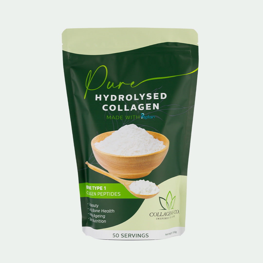 500g Pure Hydrolyzed Collagen Pouch