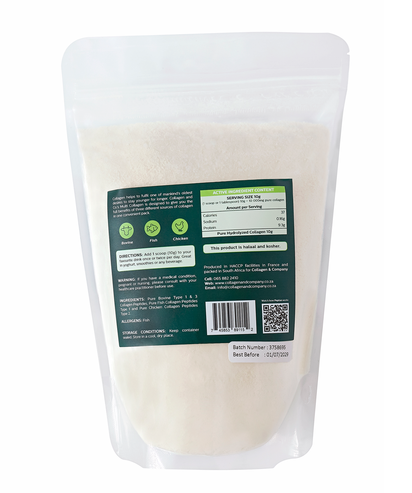 500g Pure Multi Collagen pouch (Copy)