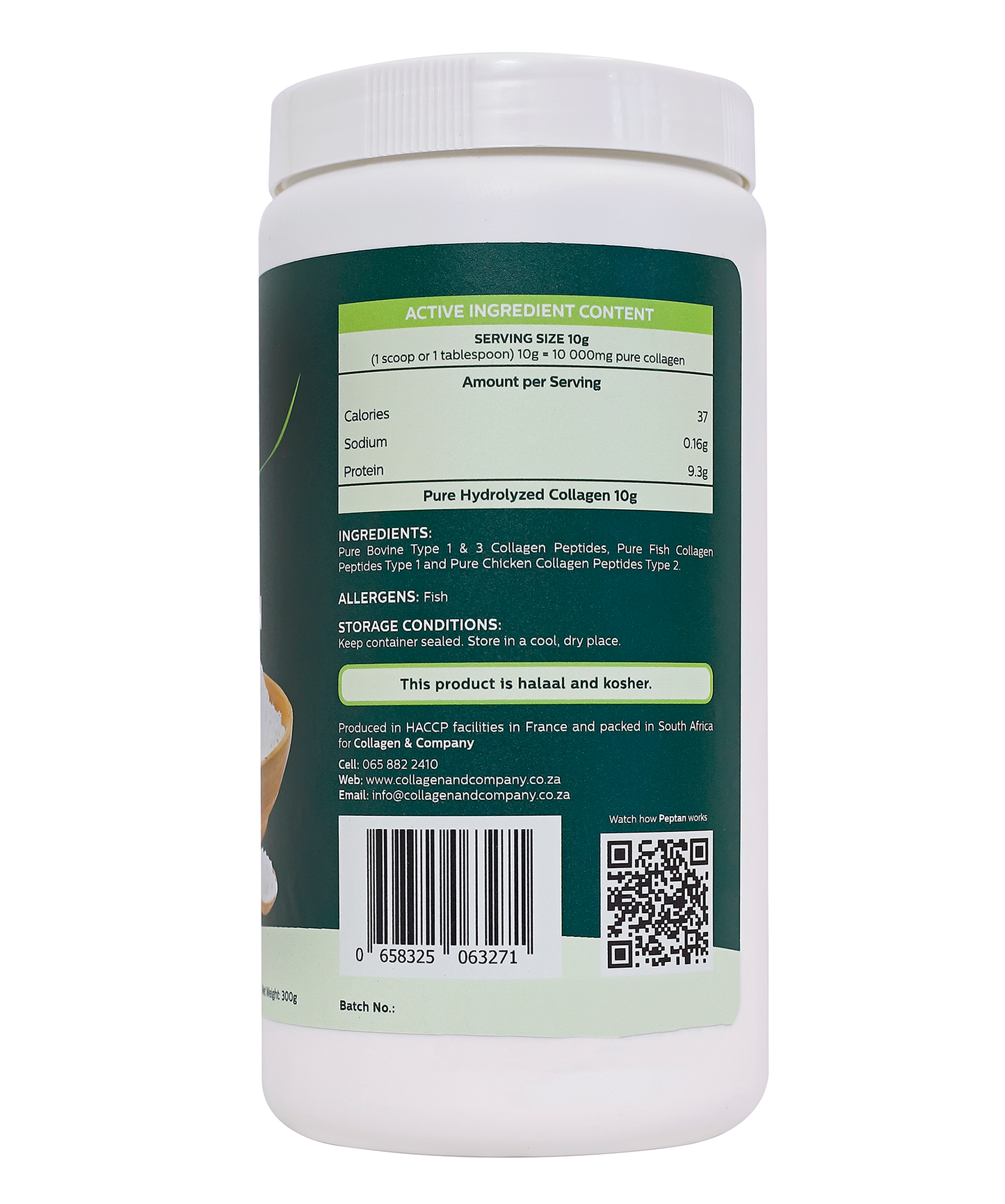 300g Pure Multi Collagen Tub