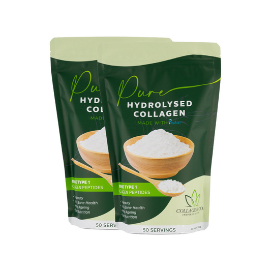 1kg Pure Hydrolysed Collagen Powder (2 x 500g)