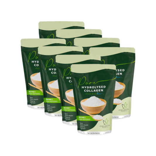 4kg Pure Hydrolysed Collagen Powder (8 x 500g)
