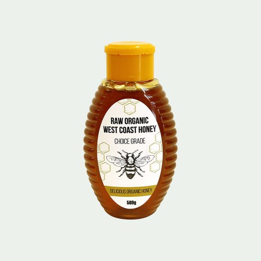 500g Raw Organic West Coast Honey