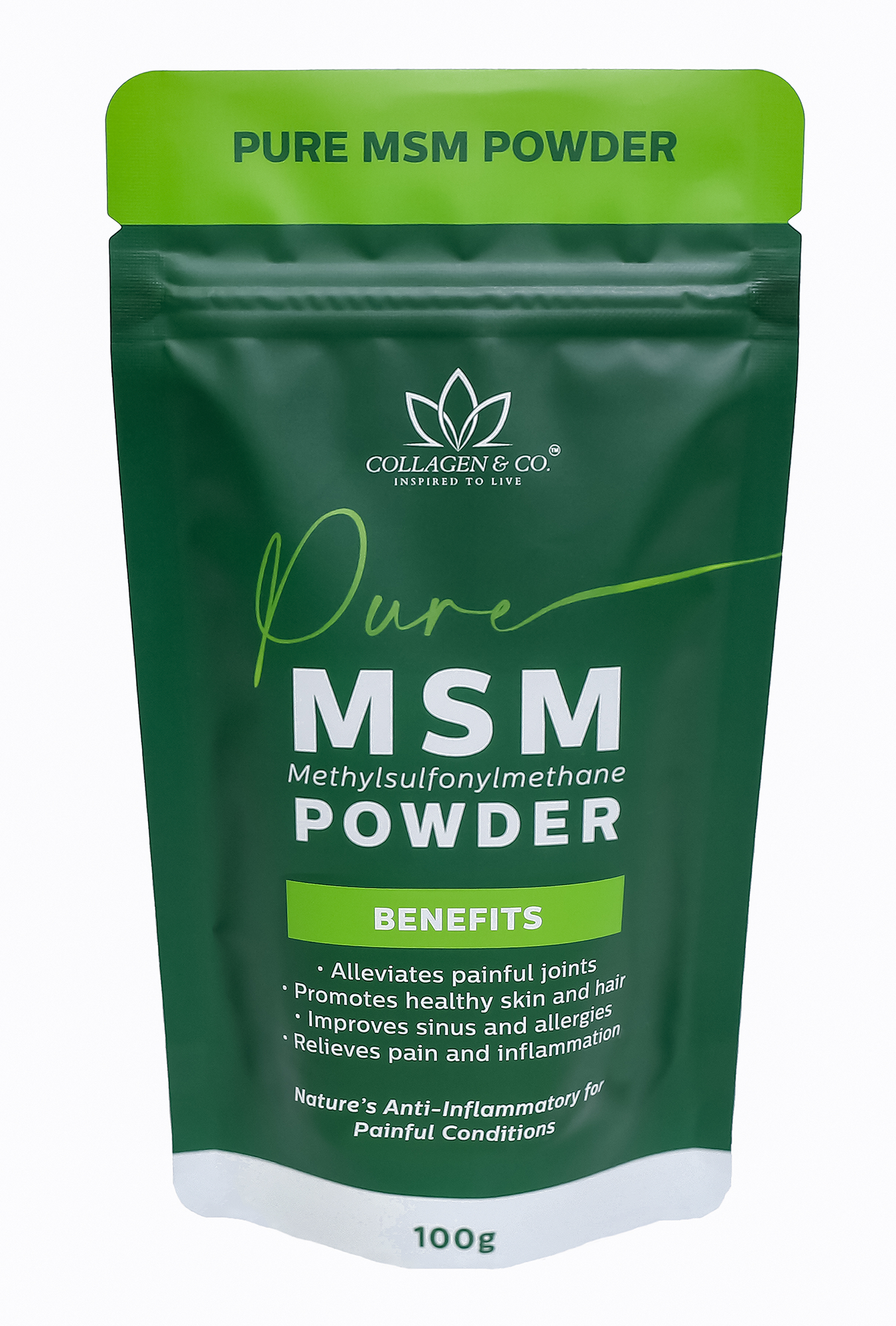 100g Pure MSM Powder pouch