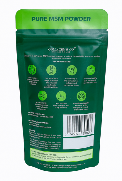 100g Pure MSM Powder pouch