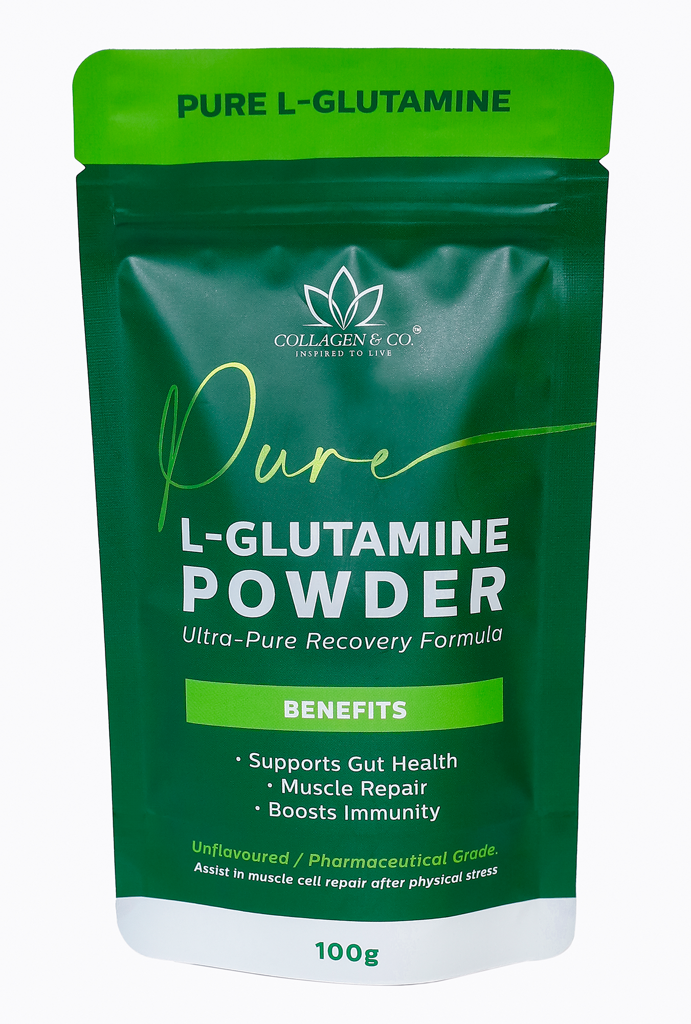 100g Pure L-Glutamine Powder Pouch