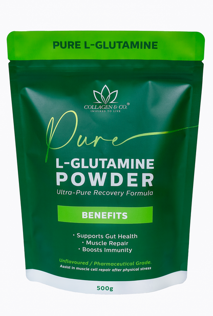 1kg Pure L-Glutamine Powder Pouch (2 x 500g)
