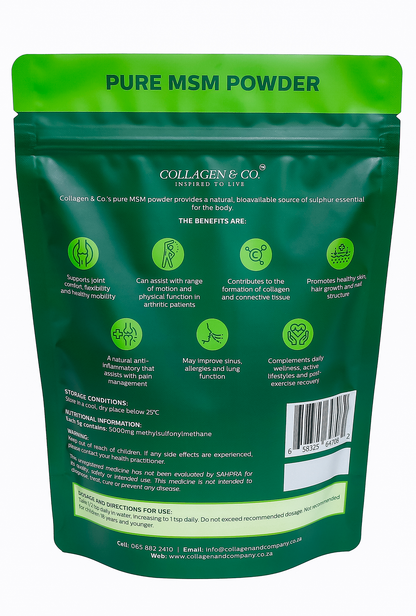 500g Pure MSM Powder Pouch