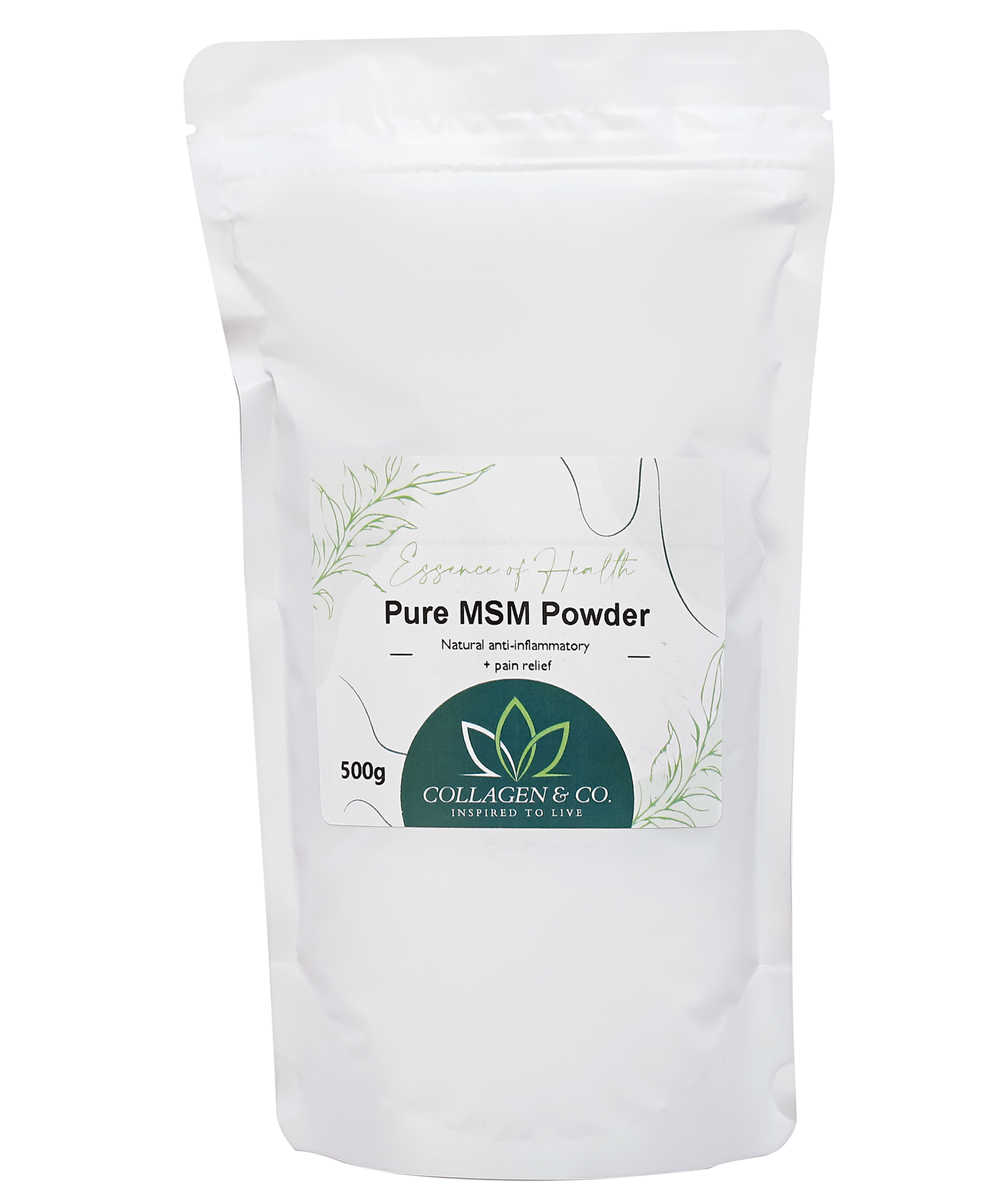 500g Pure MSM Powder Pouch – Collagen & Company