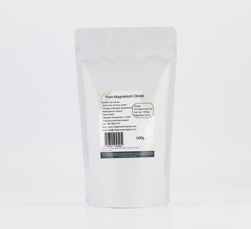 500g Pure Magnesium Citrate Powder