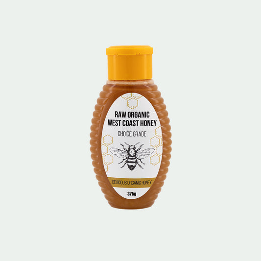 375g Raw Organic West Coast Honey