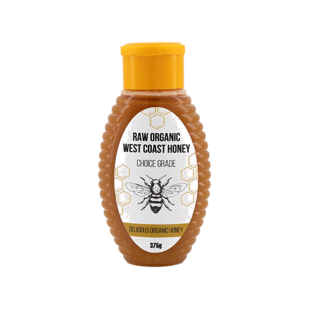 375g Raw Organic West Coast Honey