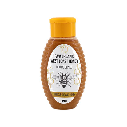375g Raw Organic West Coast Honey