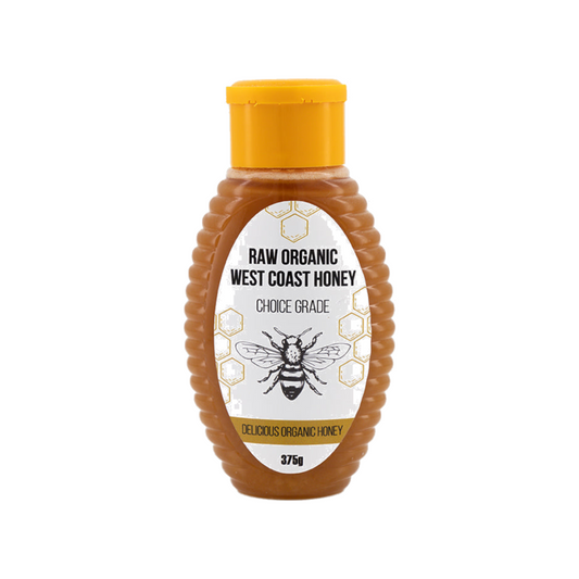375g Raw Organic West Coast Honey