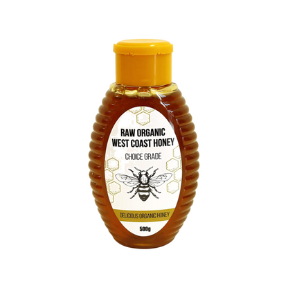 500g Raw Organic West Coast Honey