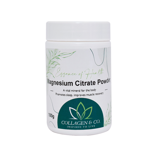 100g Pure Magnesium Citrate Powder Tub