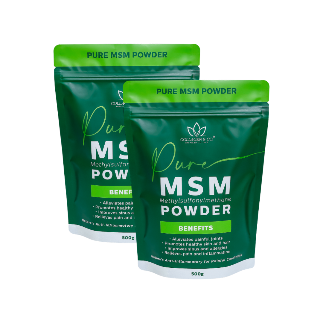 1kg Pure MSM Powder Pouch (2 x 500g)